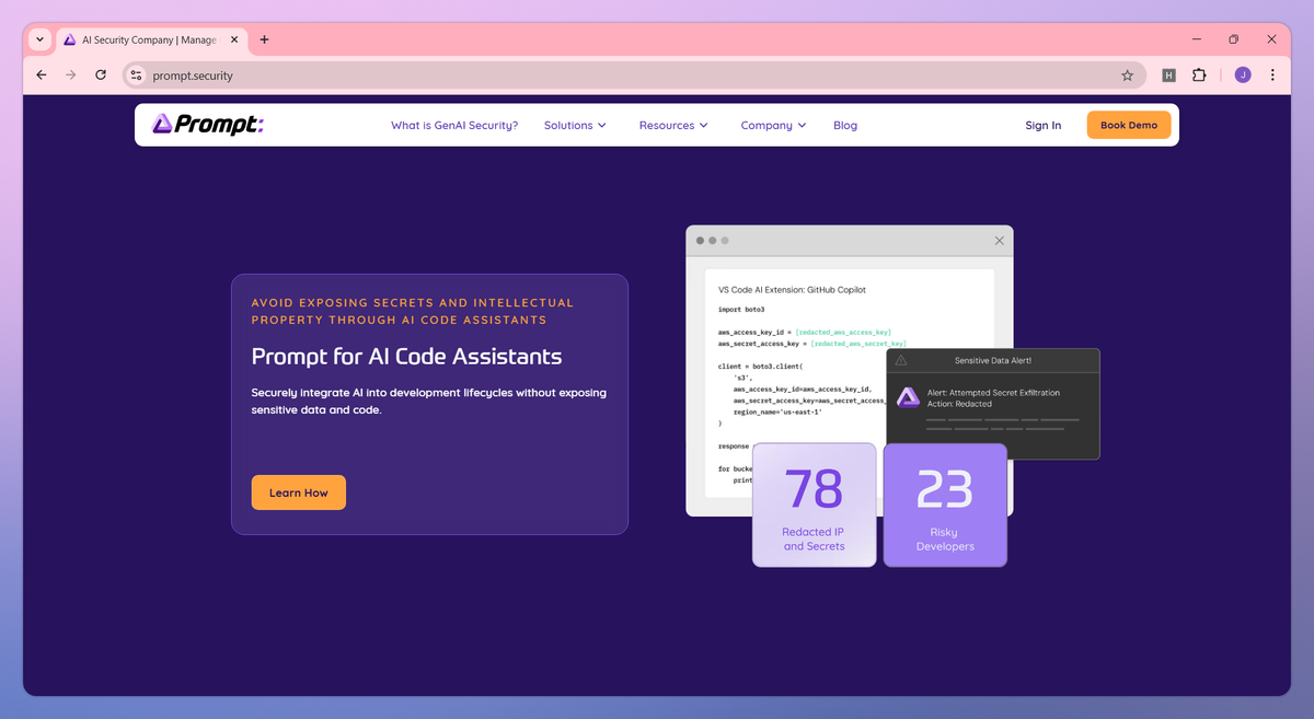 Prompt Security screenshot #3