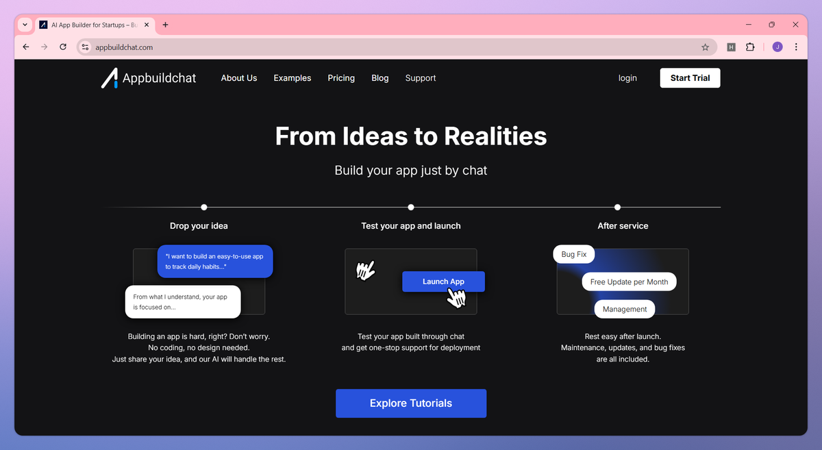 Appbuildchat screenshot #2