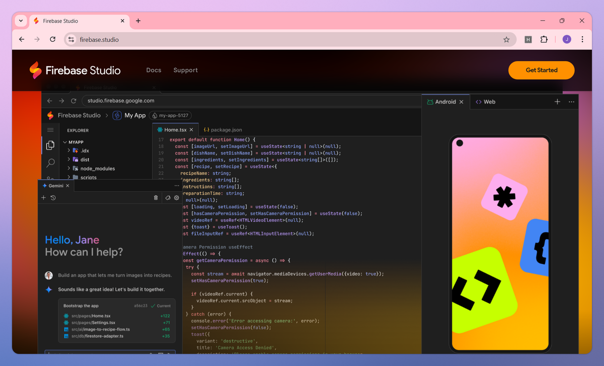 Firebase Studio screenshot #2