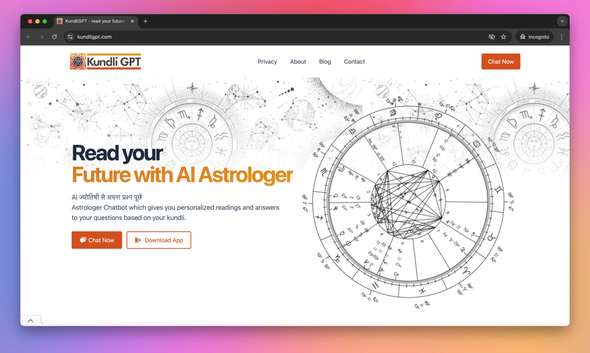 Kundli GPT screenshot