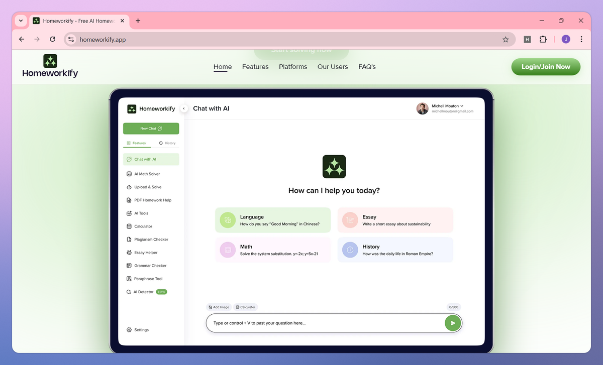 Homeworkify screenshot #2