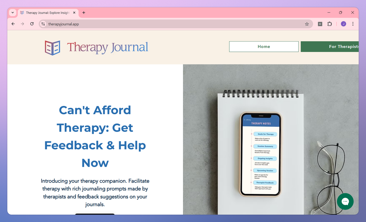 Therapy Journal screenshot #1