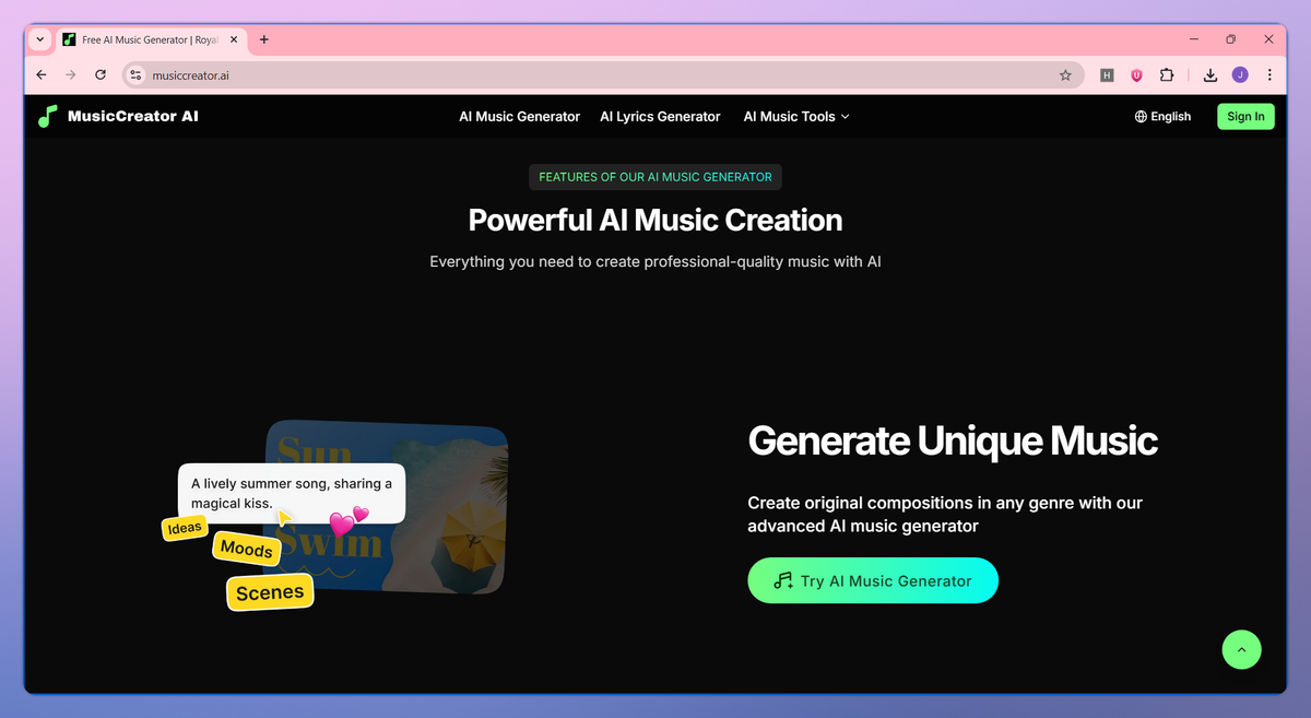 MusicCreator AI screenshot #3