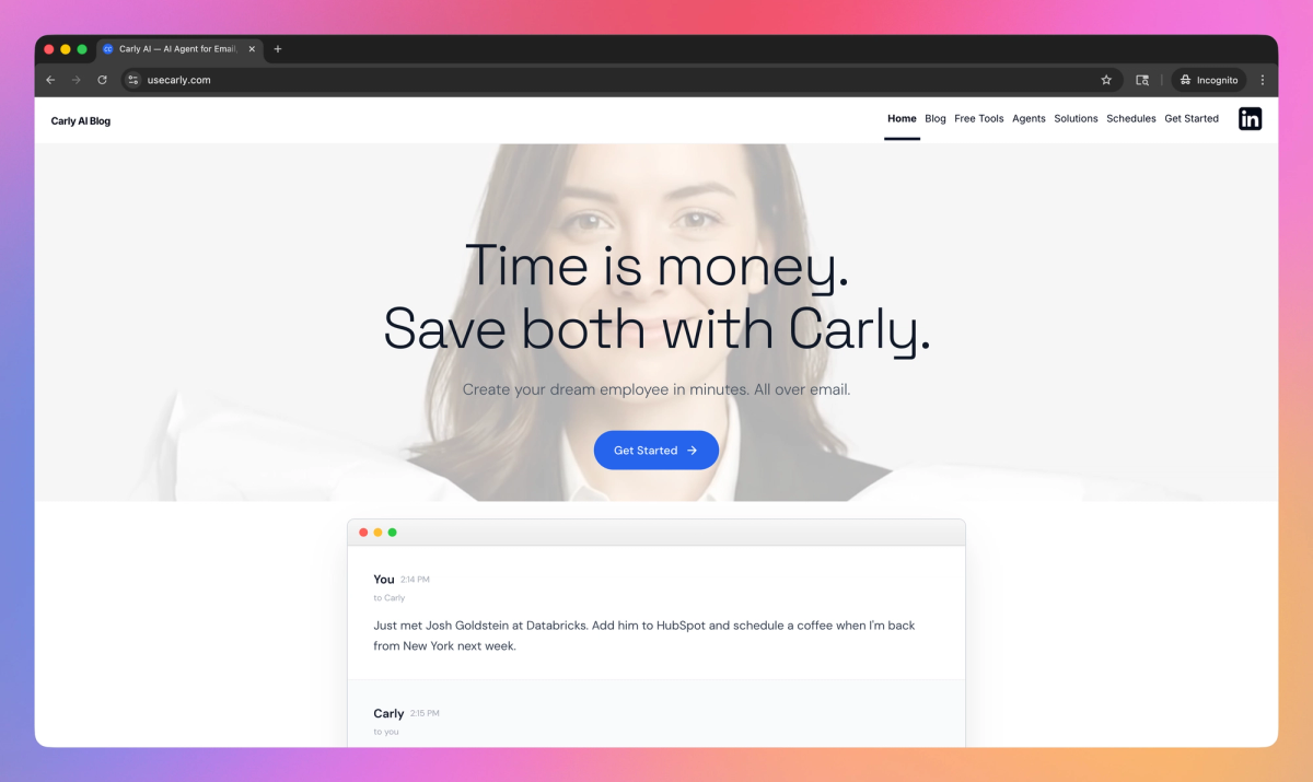 Carly AI screenshot #1
