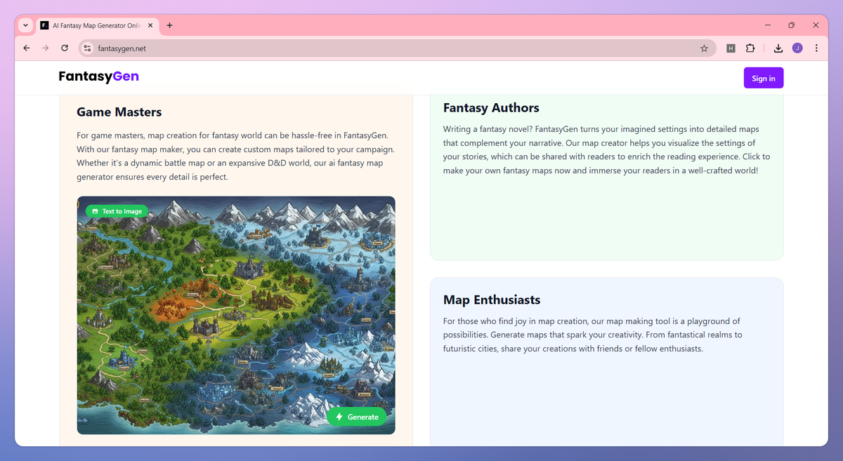 FantasyGen screenshot #3