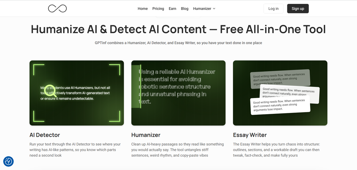 GPTinf screenshot #3