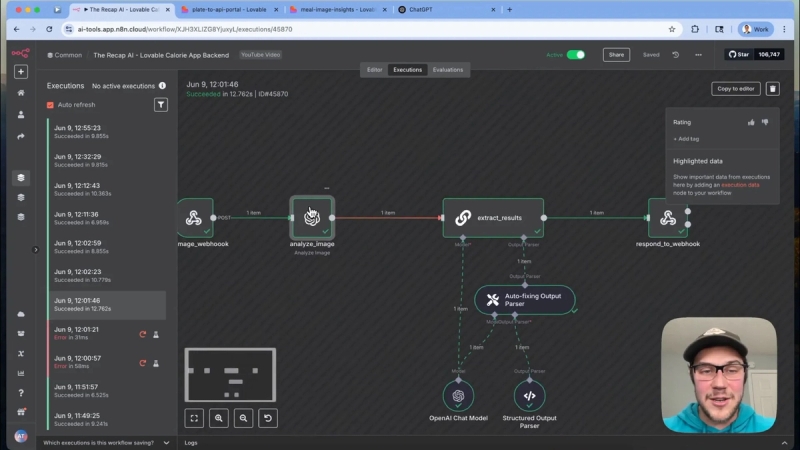 n8n backend implementation