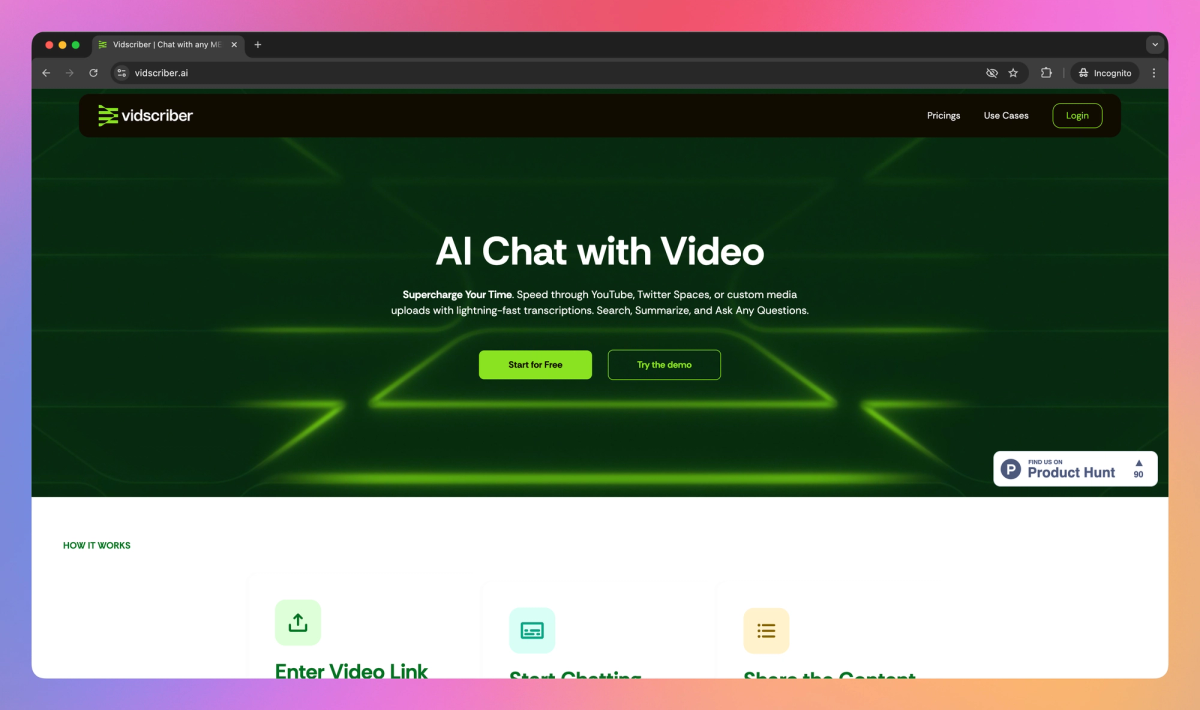 Vidscriber screenshot #1