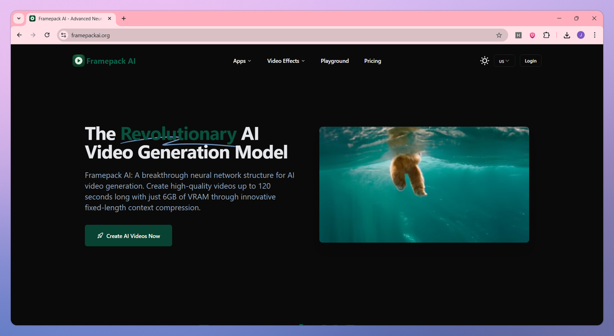 Framepack AI screenshot #1