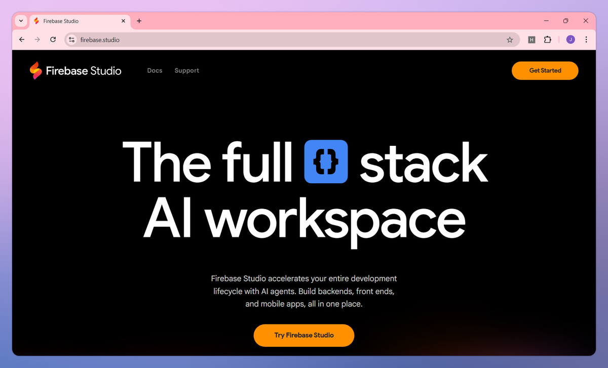 Firebase Studio screenshot #1