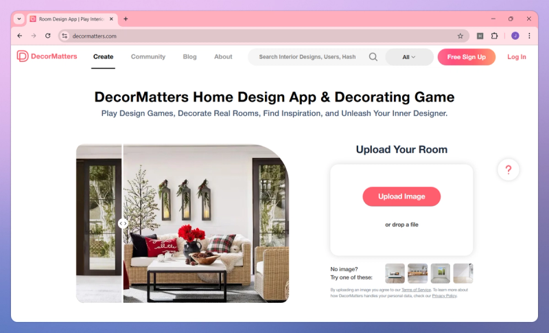DecorMatters product screenshot