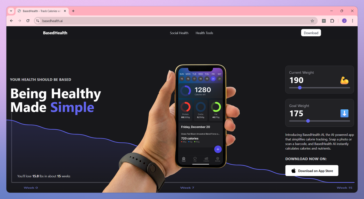 BasedHealth screenshot #1