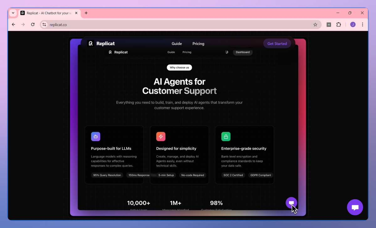 Replicat screenshot #2