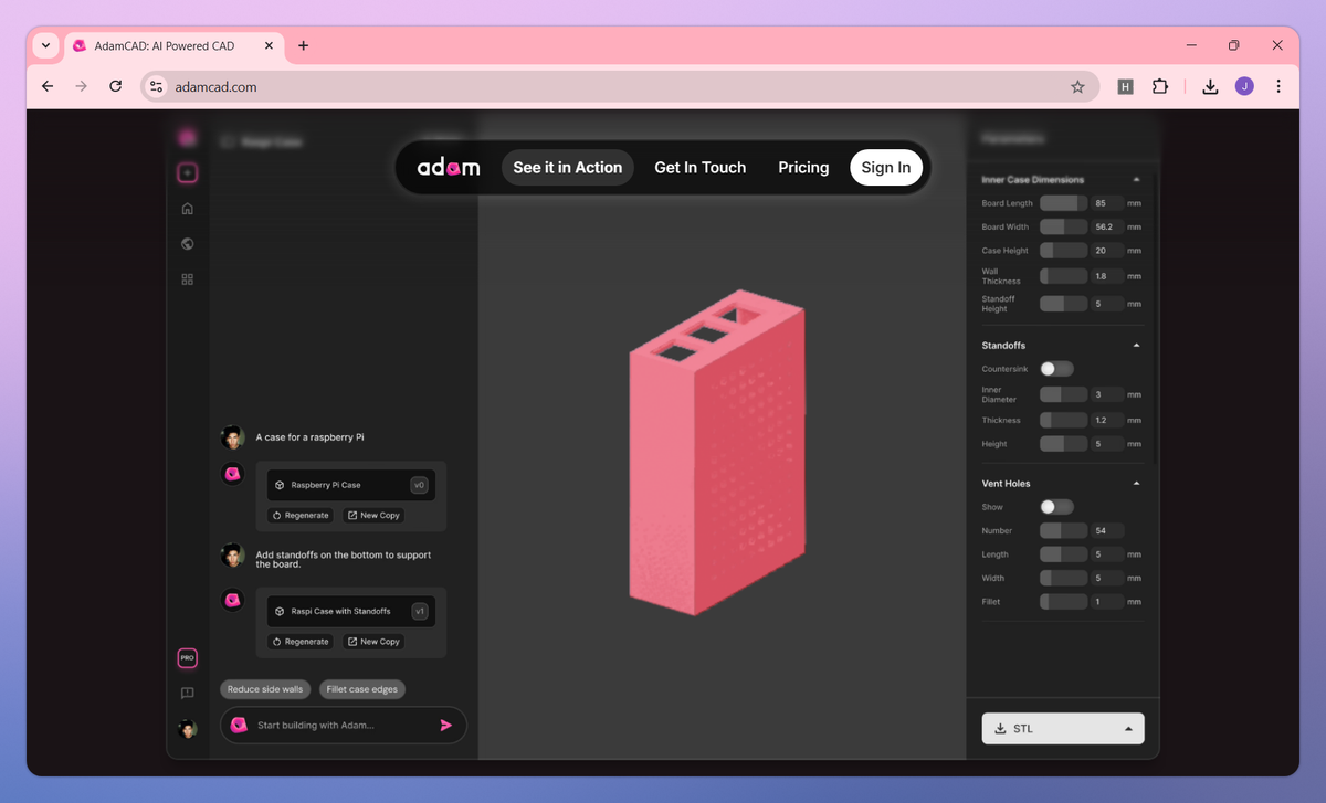 AdamCAD screenshot #2