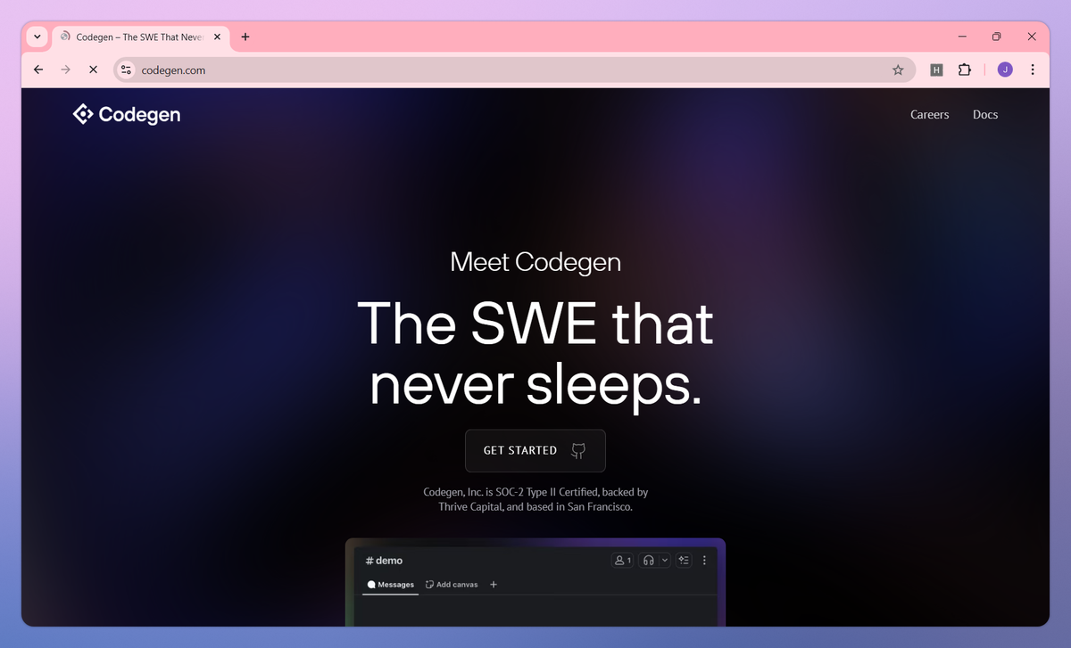 Codegen screenshot #1
