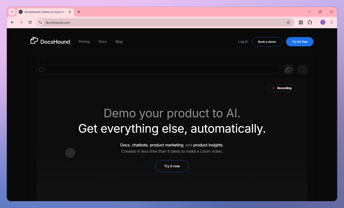 DocsHound screenshot #1
