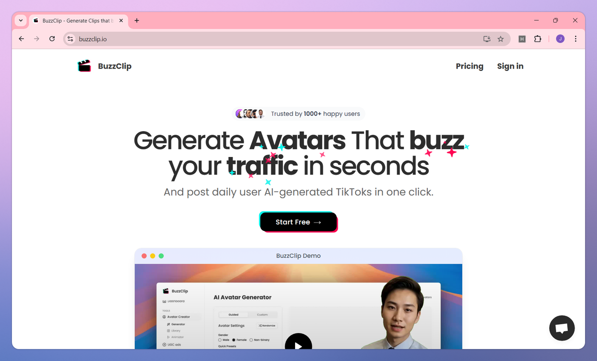 BuzzClip screenshot #1