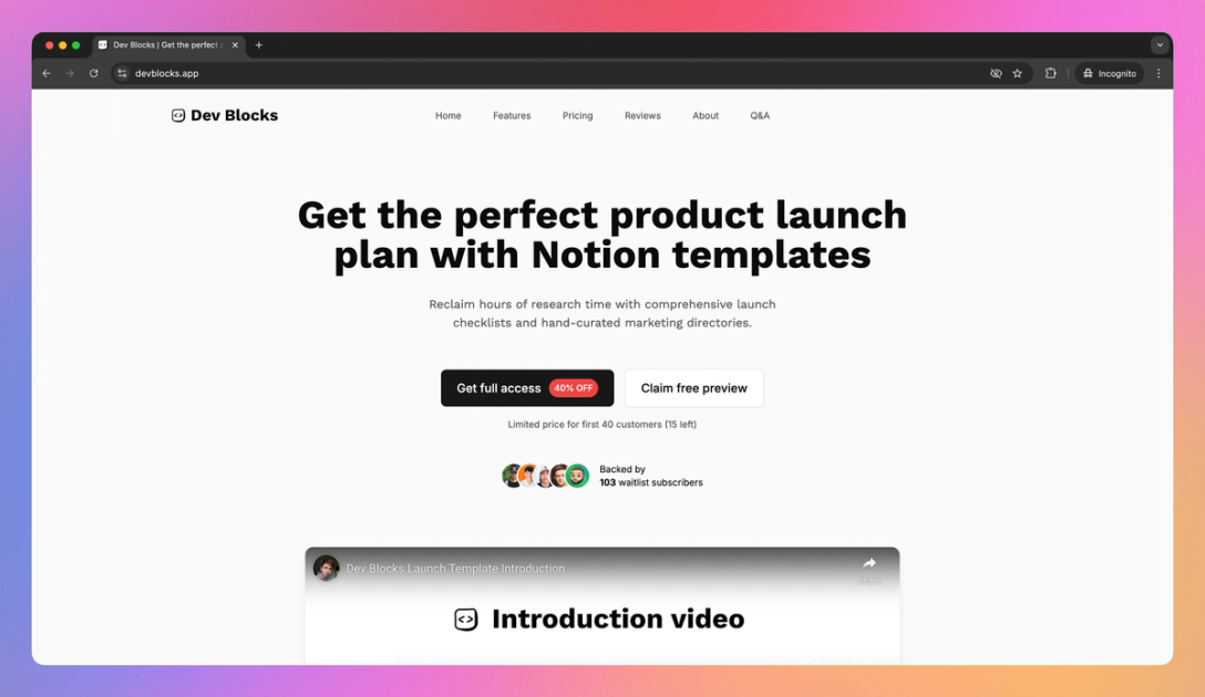 Developer Blocks Dev Blocks Features, Pricing, and Alternatives | AI Tools