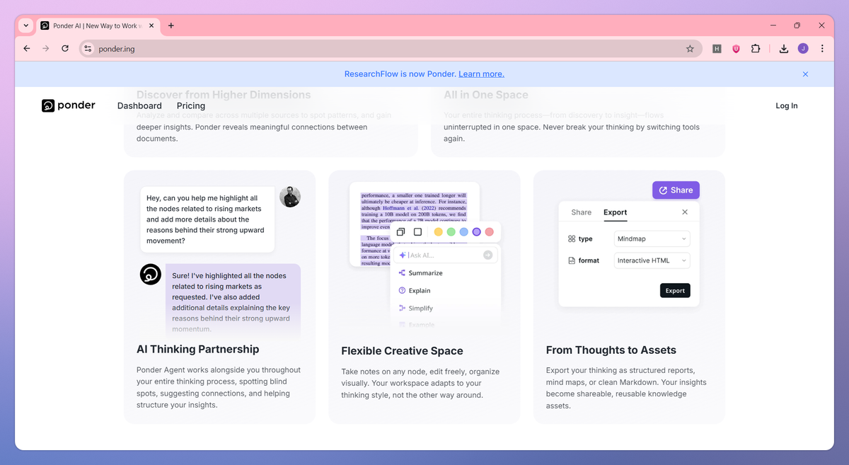 Ponder AI screenshot #3