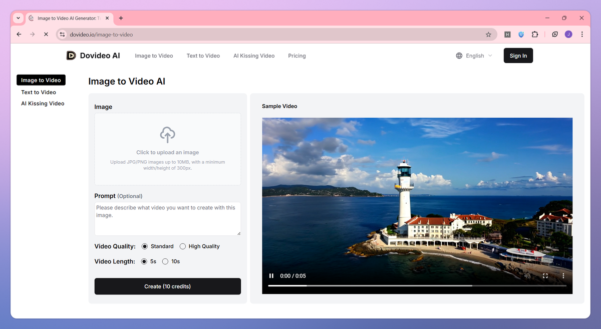 Dovideo AI screenshot #1