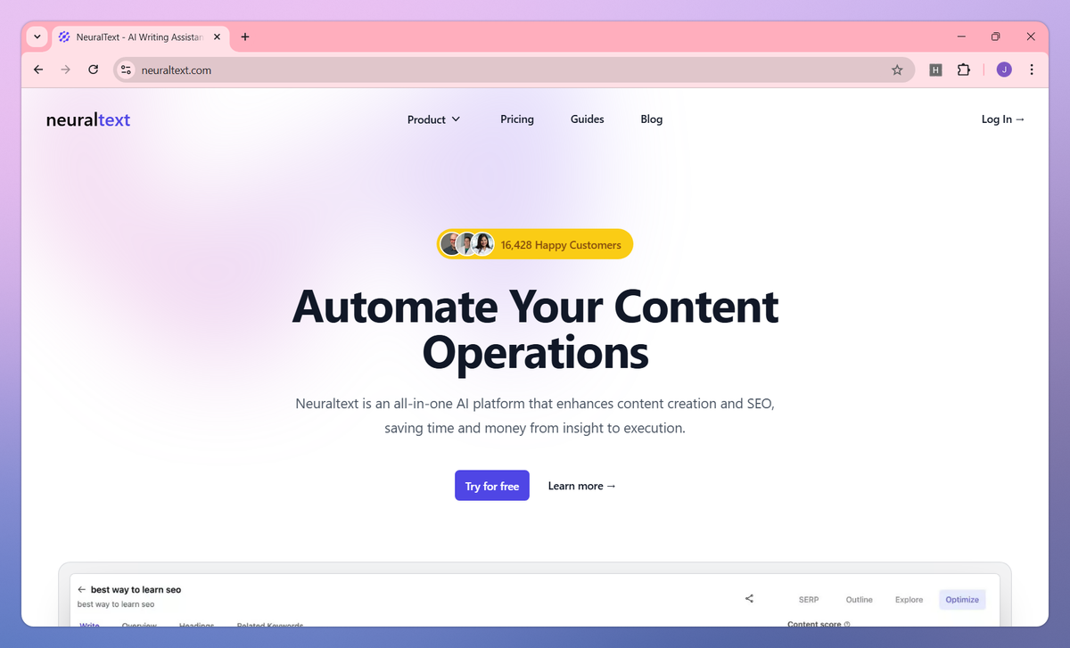 NeuralText screenshot #1