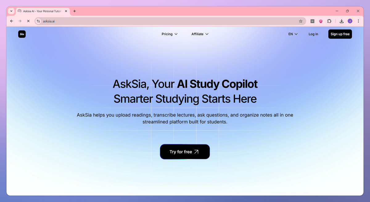 AskSia screenshot #1