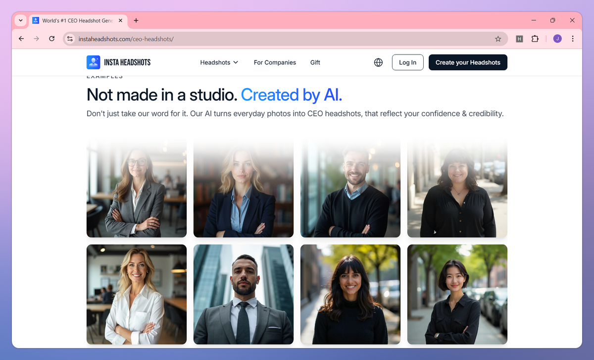InstaHeadshots screenshot #2