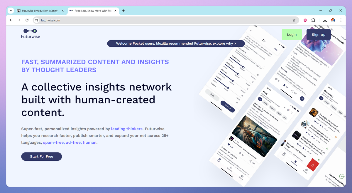 Futurwise screenshot #1
