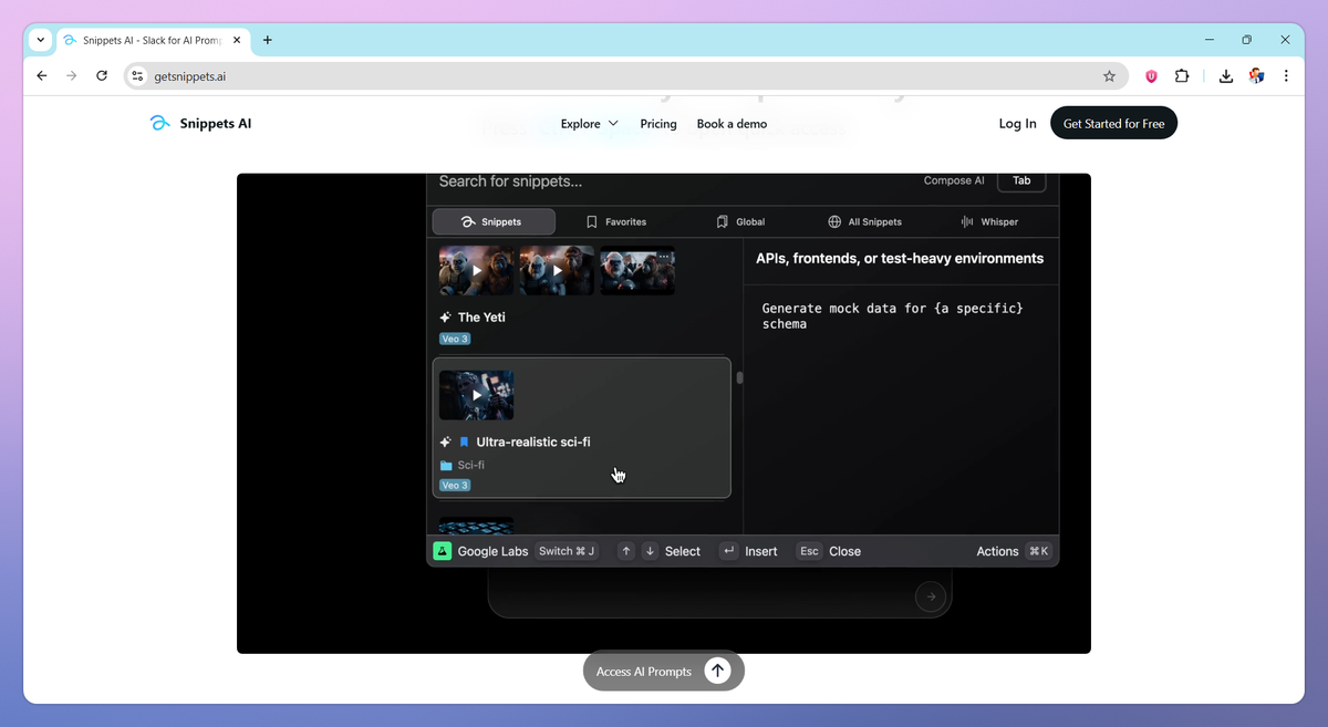 Snippets AI screenshot #2