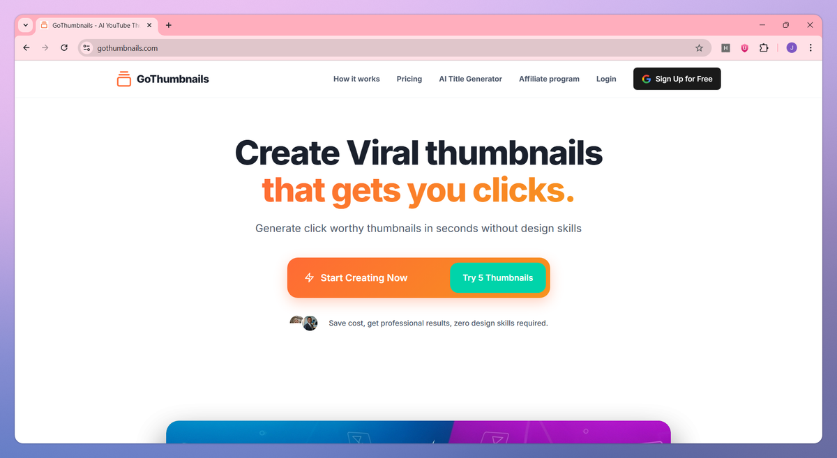 GoThumbnails screenshot #1