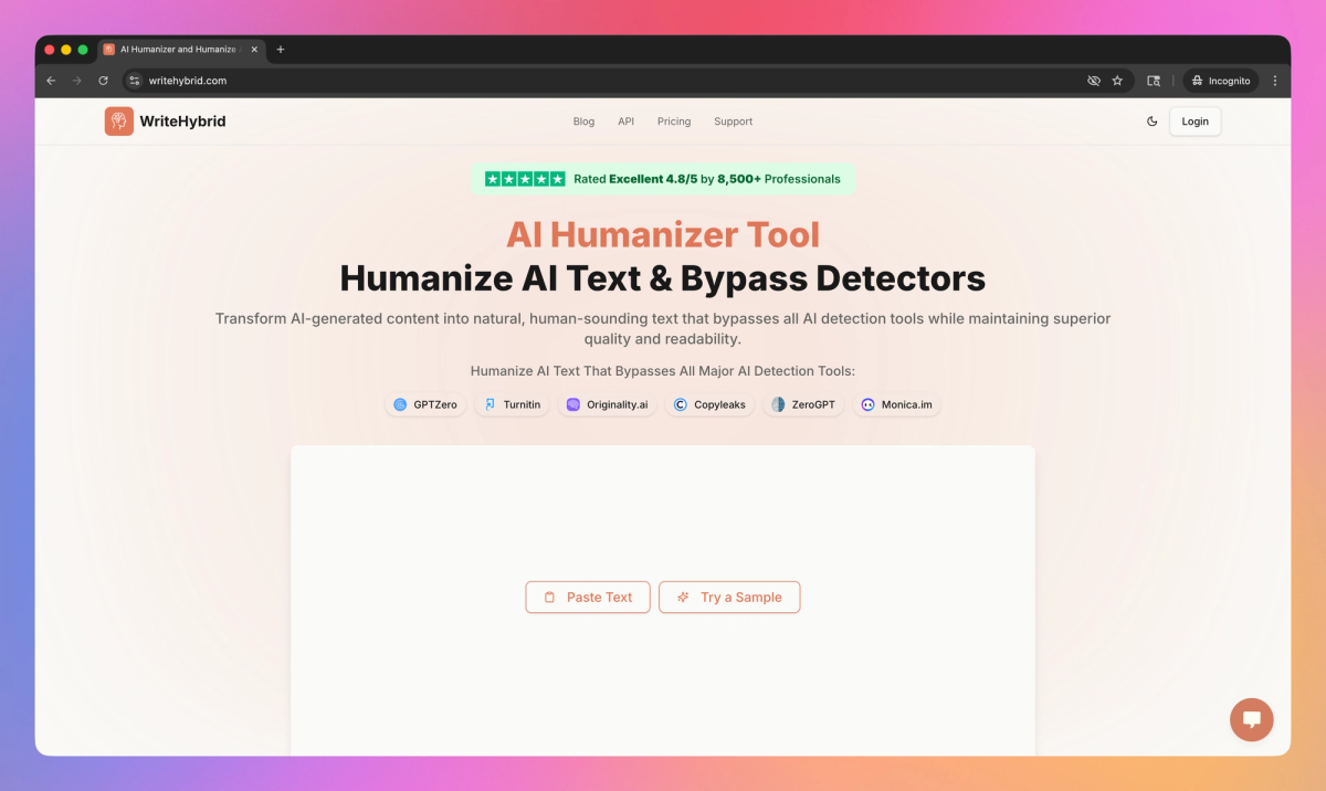 WriteHybrid screenshot