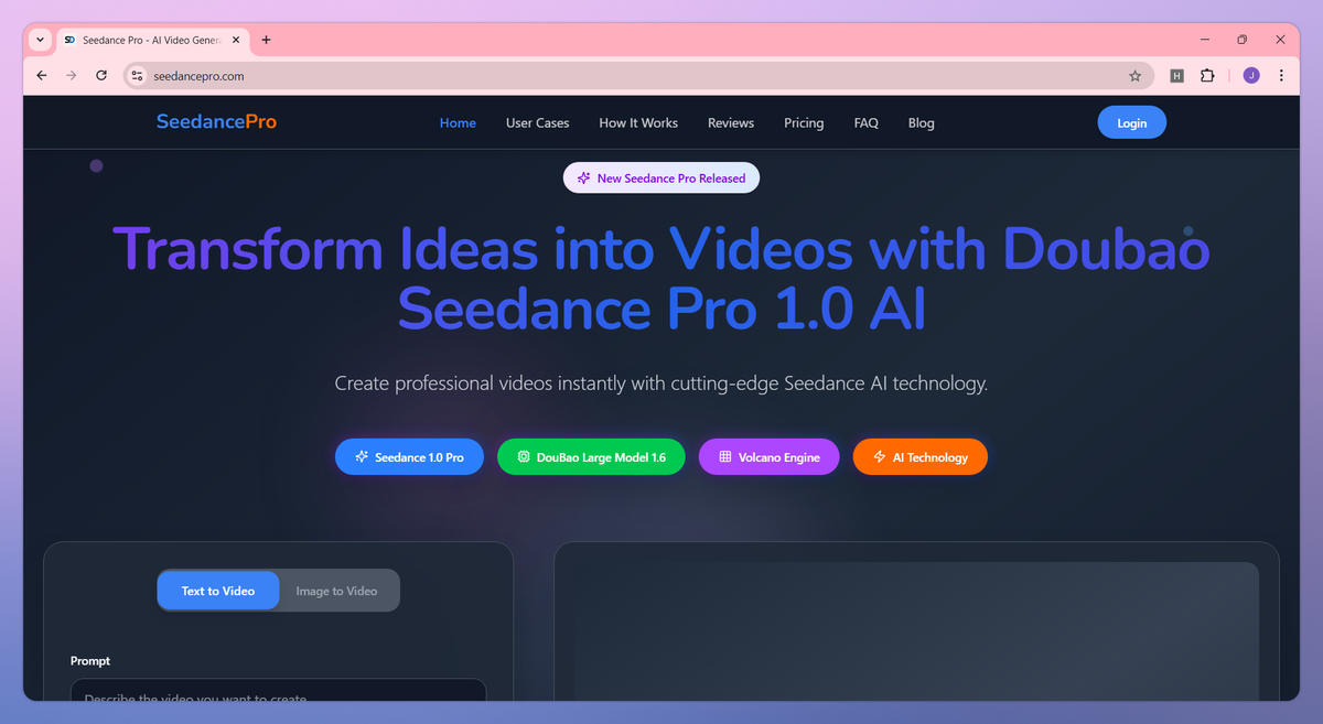 Seedance Pro screenshot #1