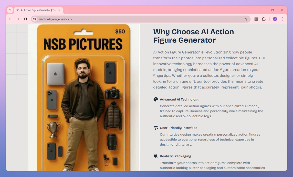 AI Action Figure Generator screenshot #3