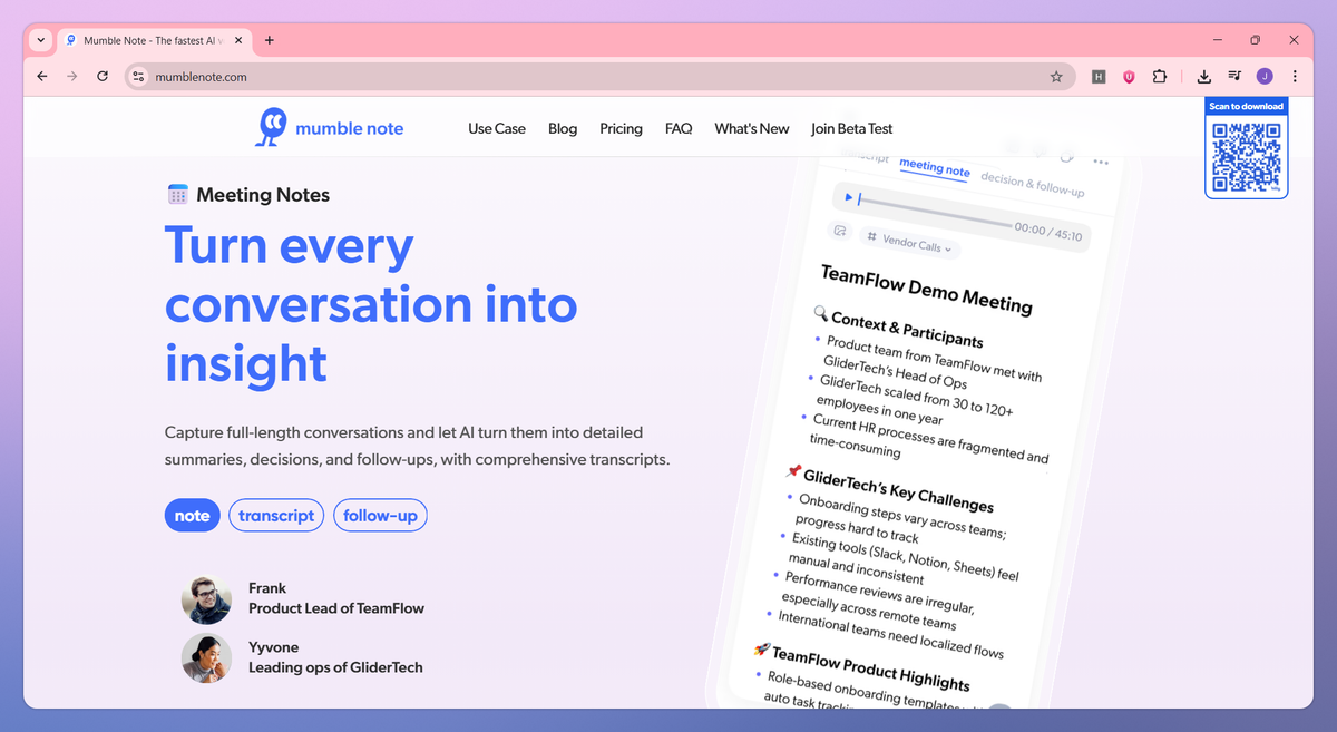 Mumble Note screenshot #3