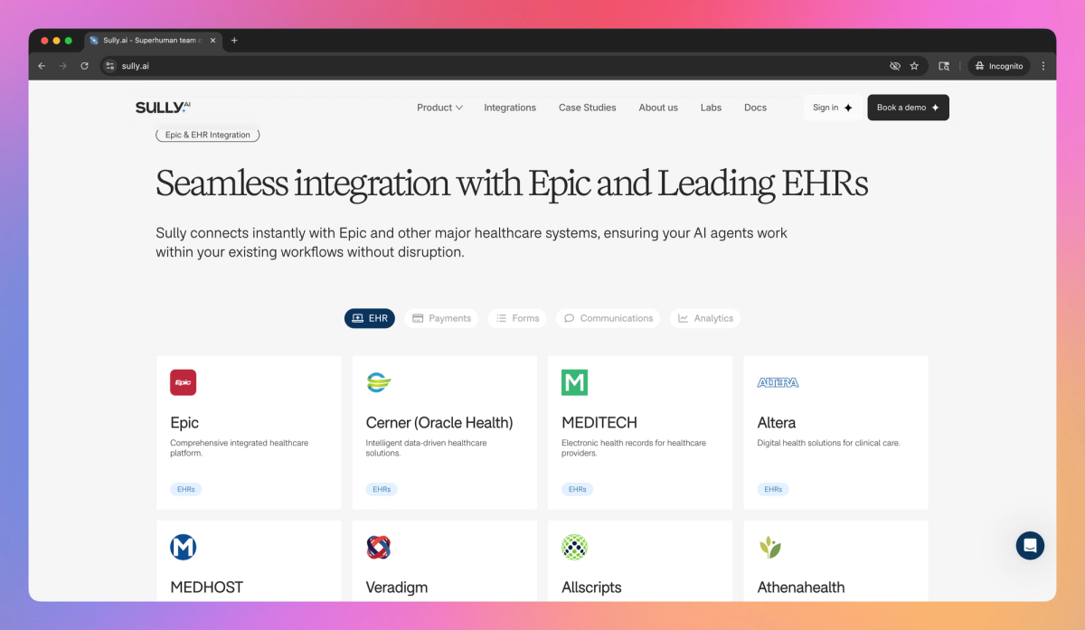 Sully.ai screenshot #3