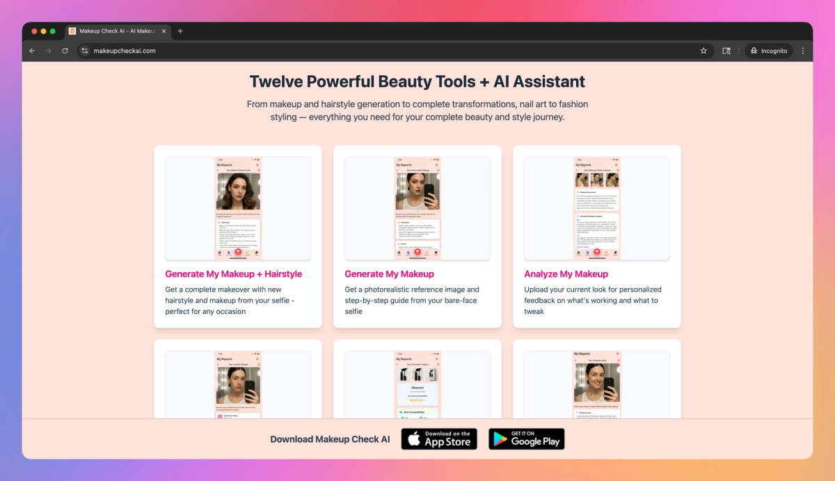 Makeup Check AI screenshot #2