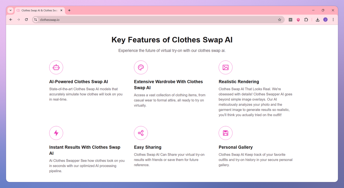Clothes Swap AI screenshot #2