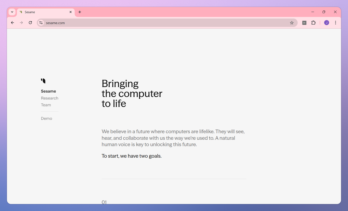 Sesame screenshot #1