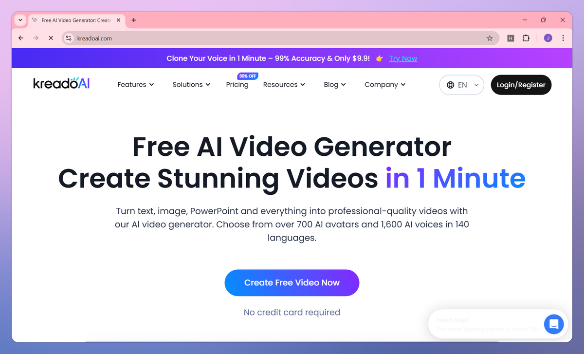 KreadoAI screenshot #1