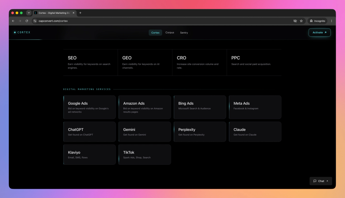 Cortex screenshot #3
