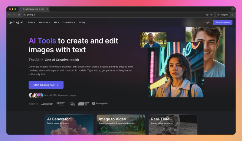 getimg.ai product screenshot