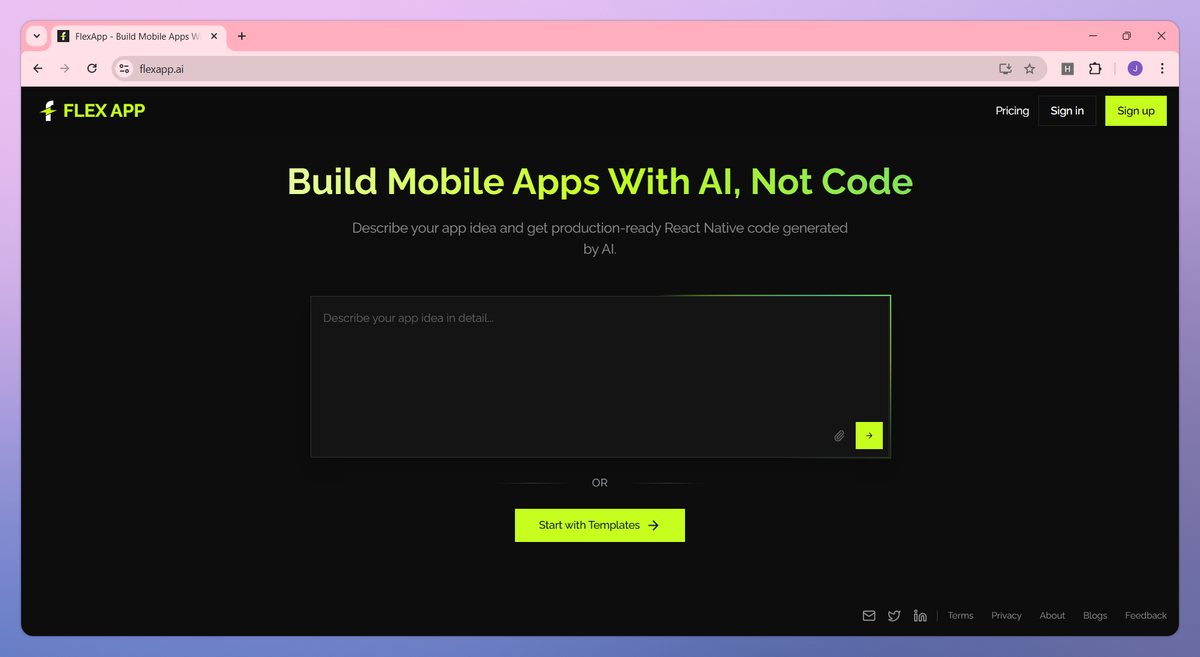 Flex App screenshot #1