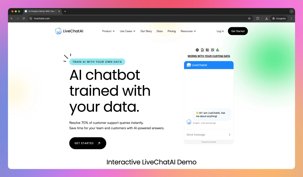 LiveChatAI screenshot #2