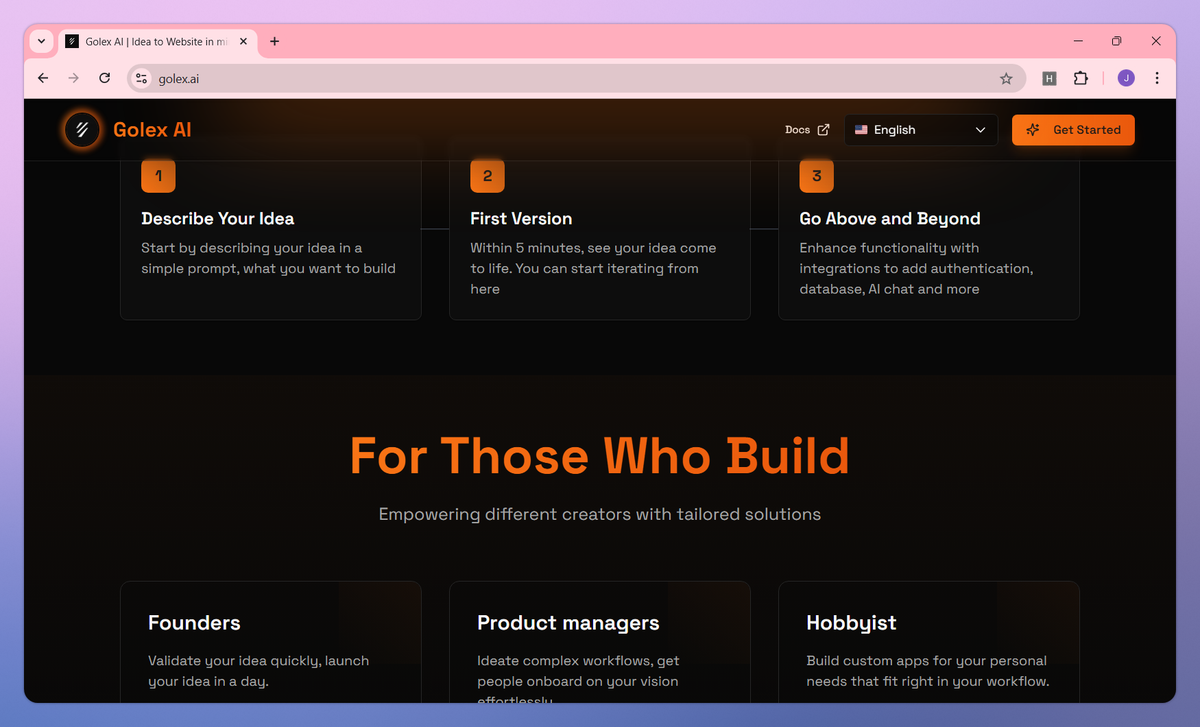 Golex AI screenshot #2