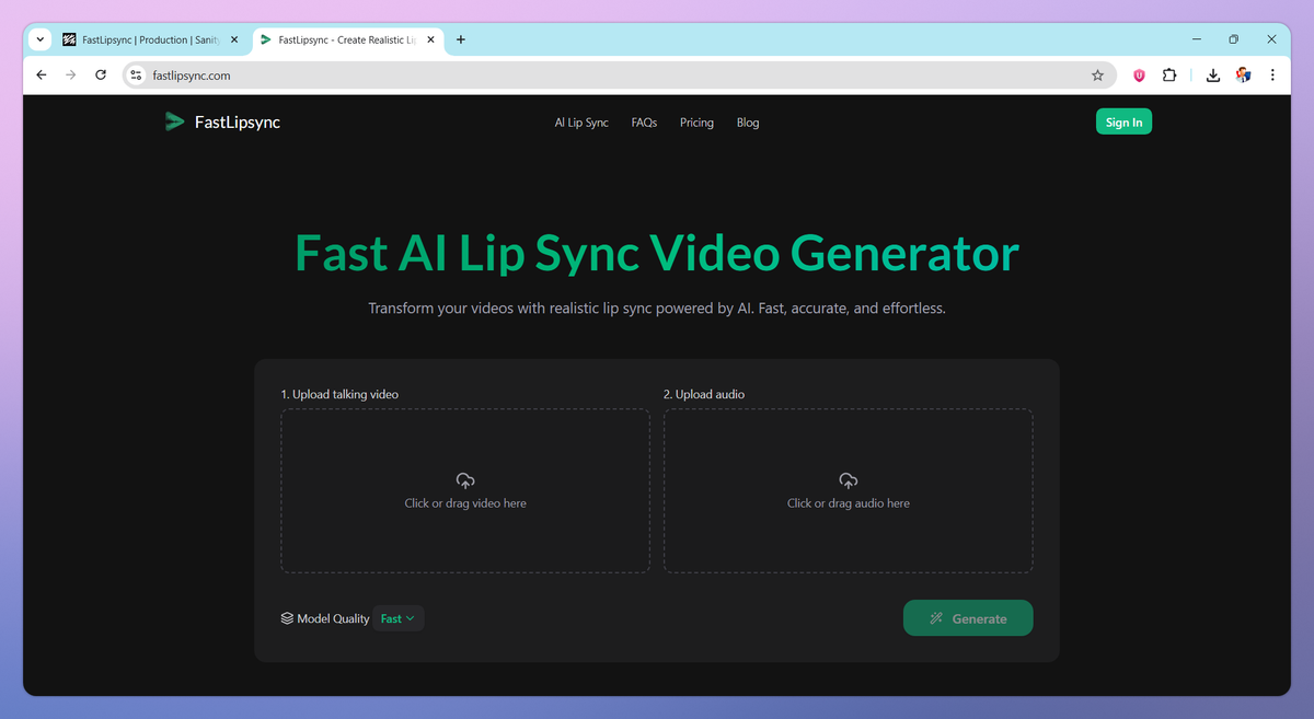FastLipsync screenshot #1