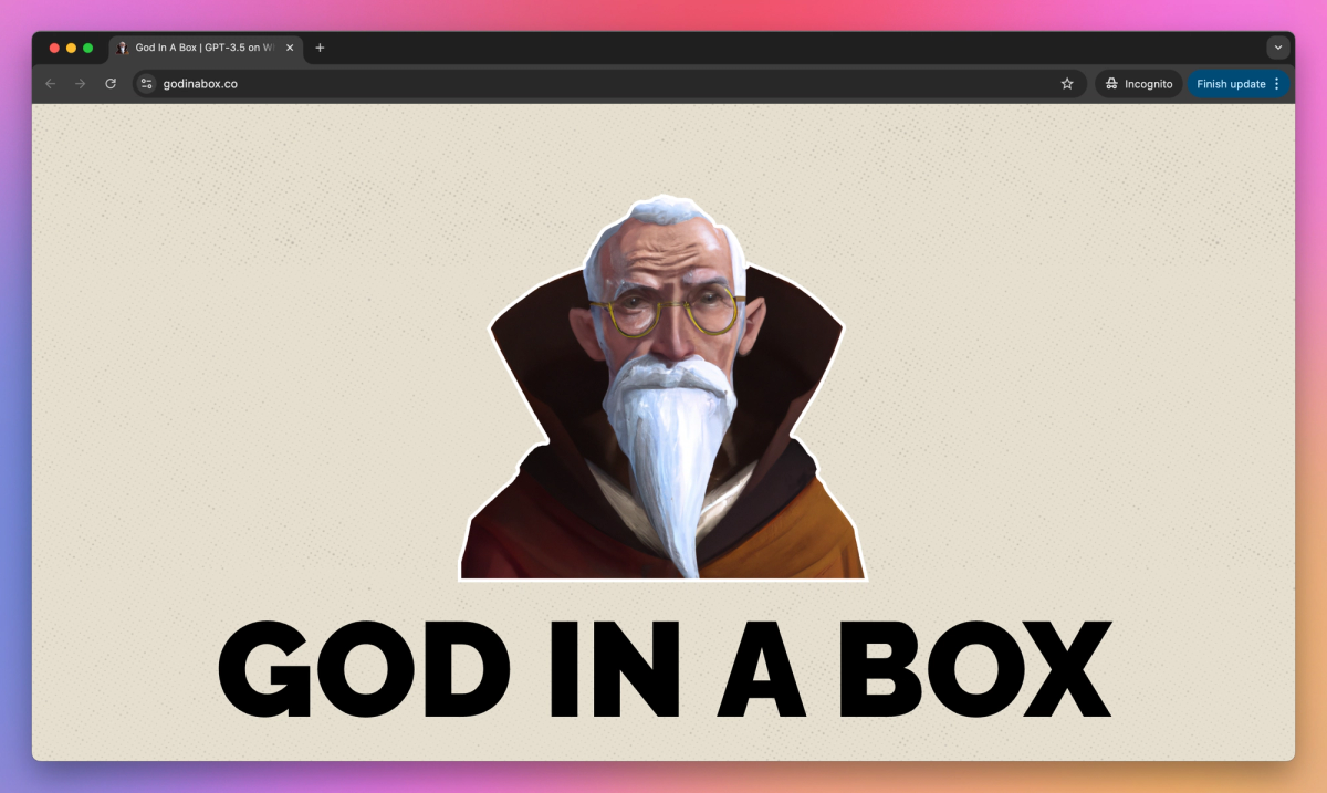 God In A Box screenshot #1