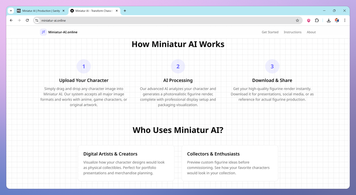Miniatur AI screenshot #2