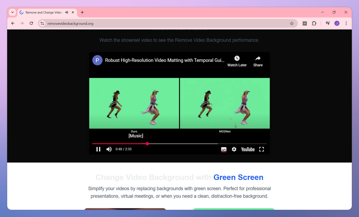 Remove Video Background screenshot #2