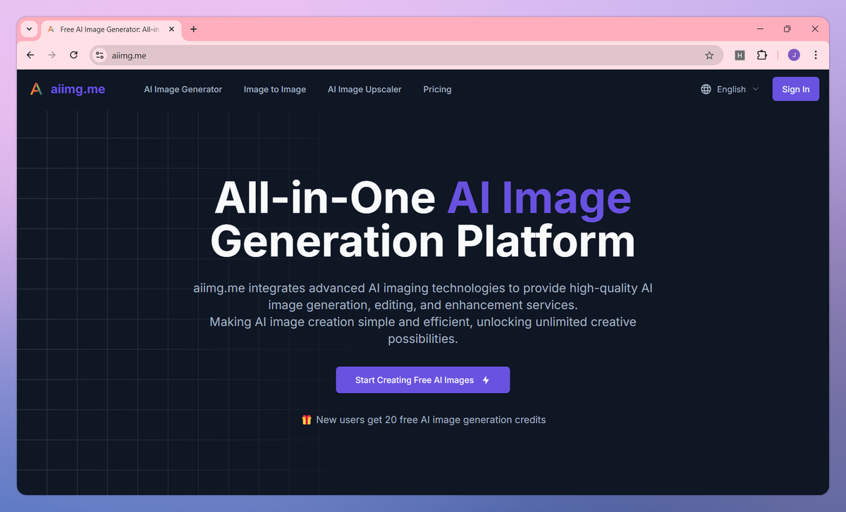 aiimg.me screenshot #1