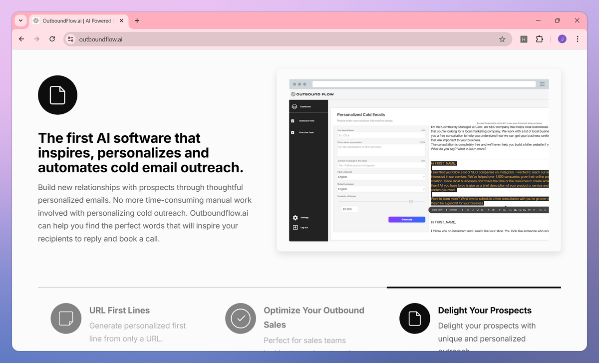 OutboundFlow.ai screenshot #3